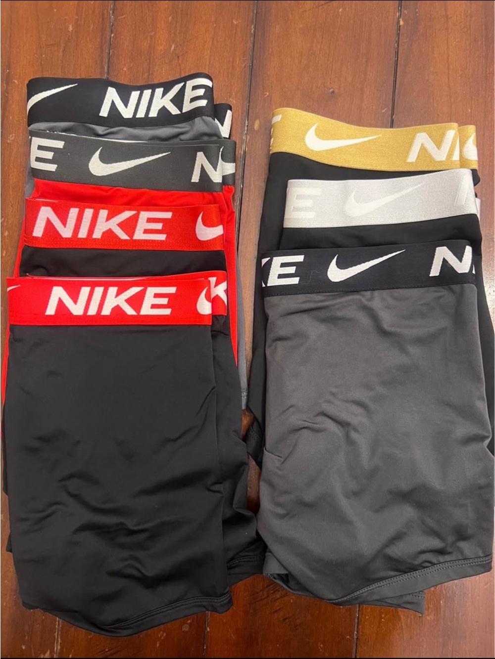 7 Pairs of youth boy Dri fit Nike boxer briefs size L